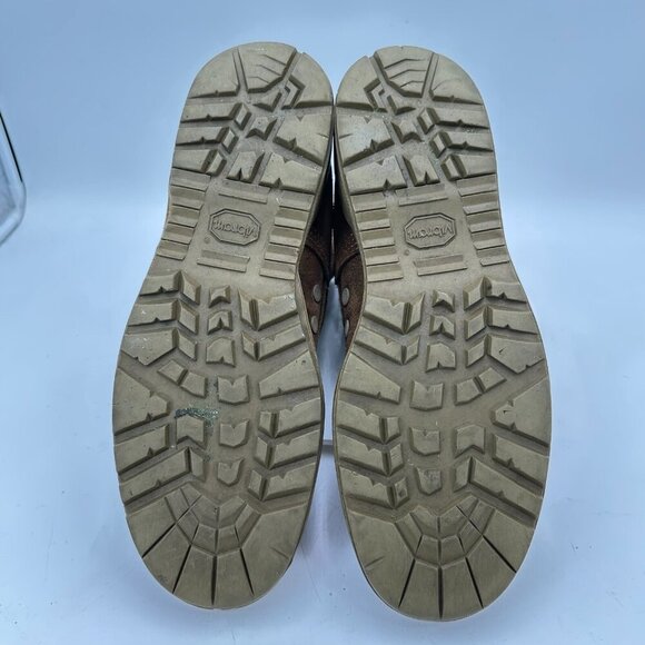 Belleville Men Size 11.5R Brown Khaki Suede Canvas Vibram Sole Hiking Boot - Picture 8 of 11